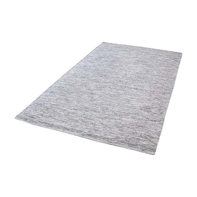 Alena Handmade Cotton Rug - 5' x 8', Black And White
