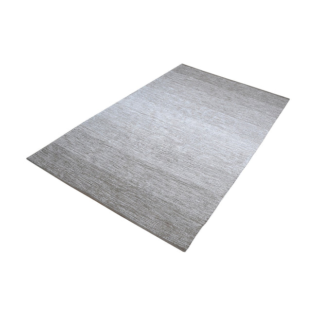 Delight Handmade Cotton Rug - 5' x 8', Gray