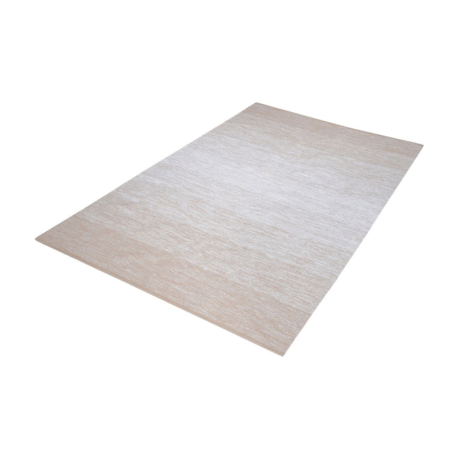 Delight Handmade Cotton Rug - 5' x 8', Beige And White