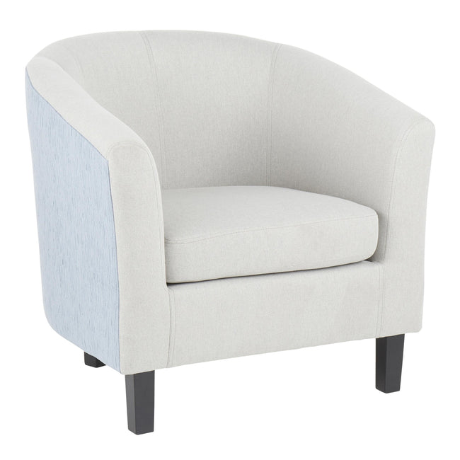 Claudia Barrel Chair - Light Gray