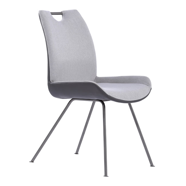 Coronado Contemporary Dining Chair - Set of 2, Pewter