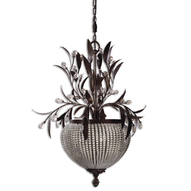 Cristal De Lisbon 3 Light Chandelier