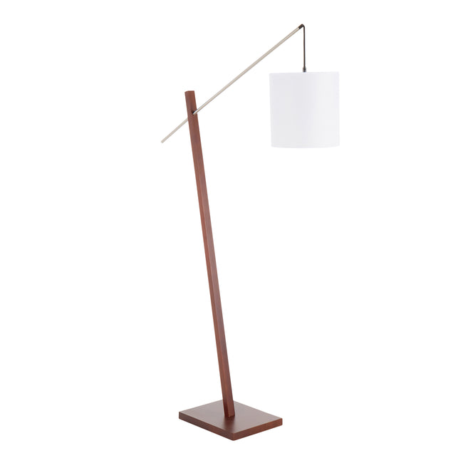 Arturo Floor Lamp - 60", Walnut