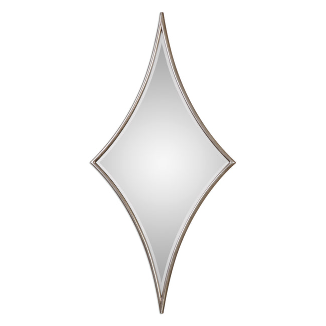 Vesle Silver Diamond Mirror