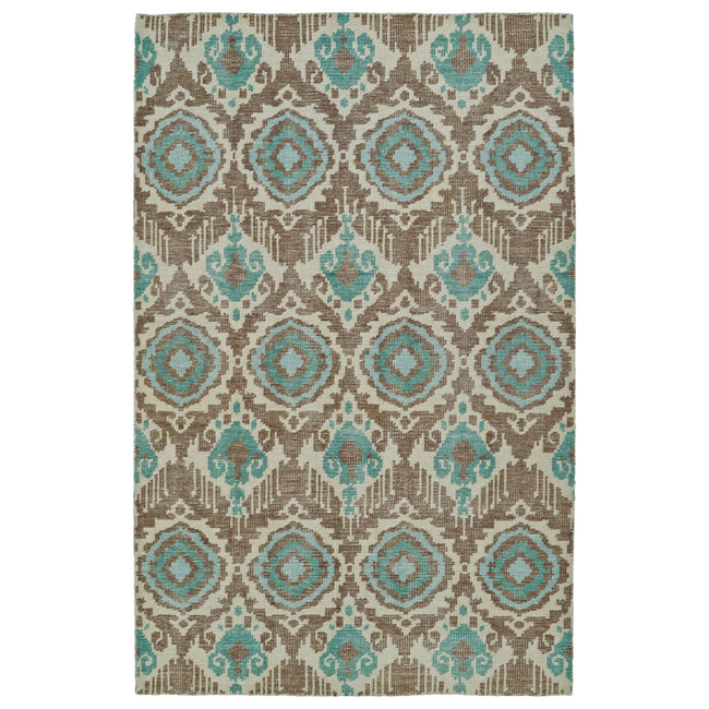 Relic Hand-Knotted Area Rug - 5'6" x 8'6", Light Brown, RLC06