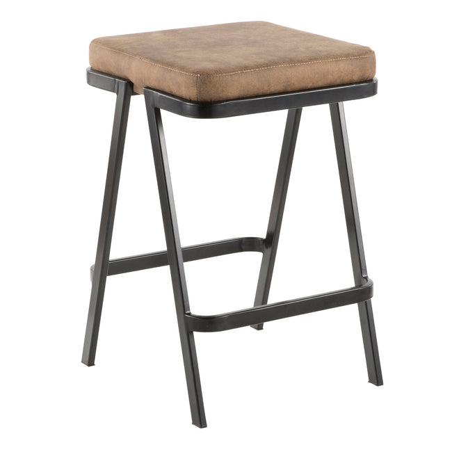 Seven 25" Counter Stool - Brown