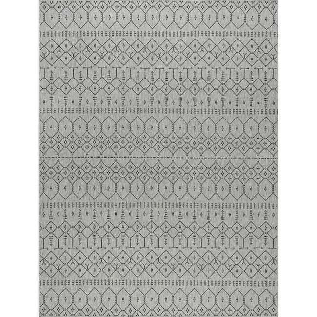 Elsa Modern Solid Charcoal Rectangle Area Rug - 3'10" x 5'2"
