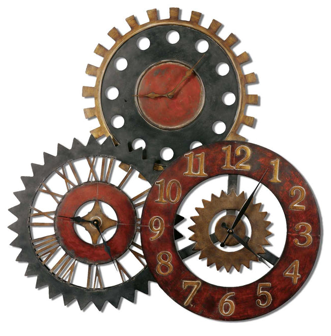 Rusty Movements Wall Clock