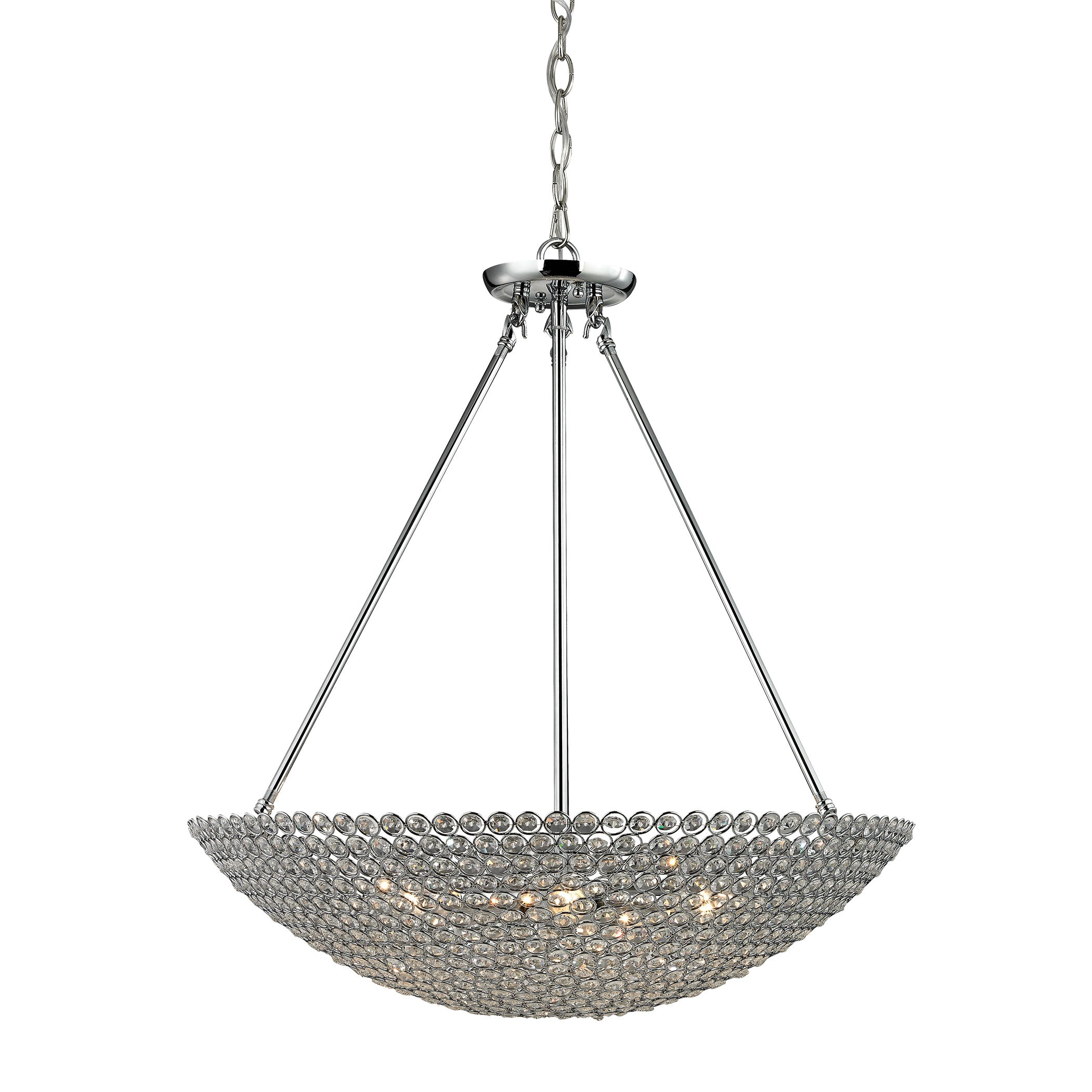 Hammond 5-Light Chandelier - Polished Chrome