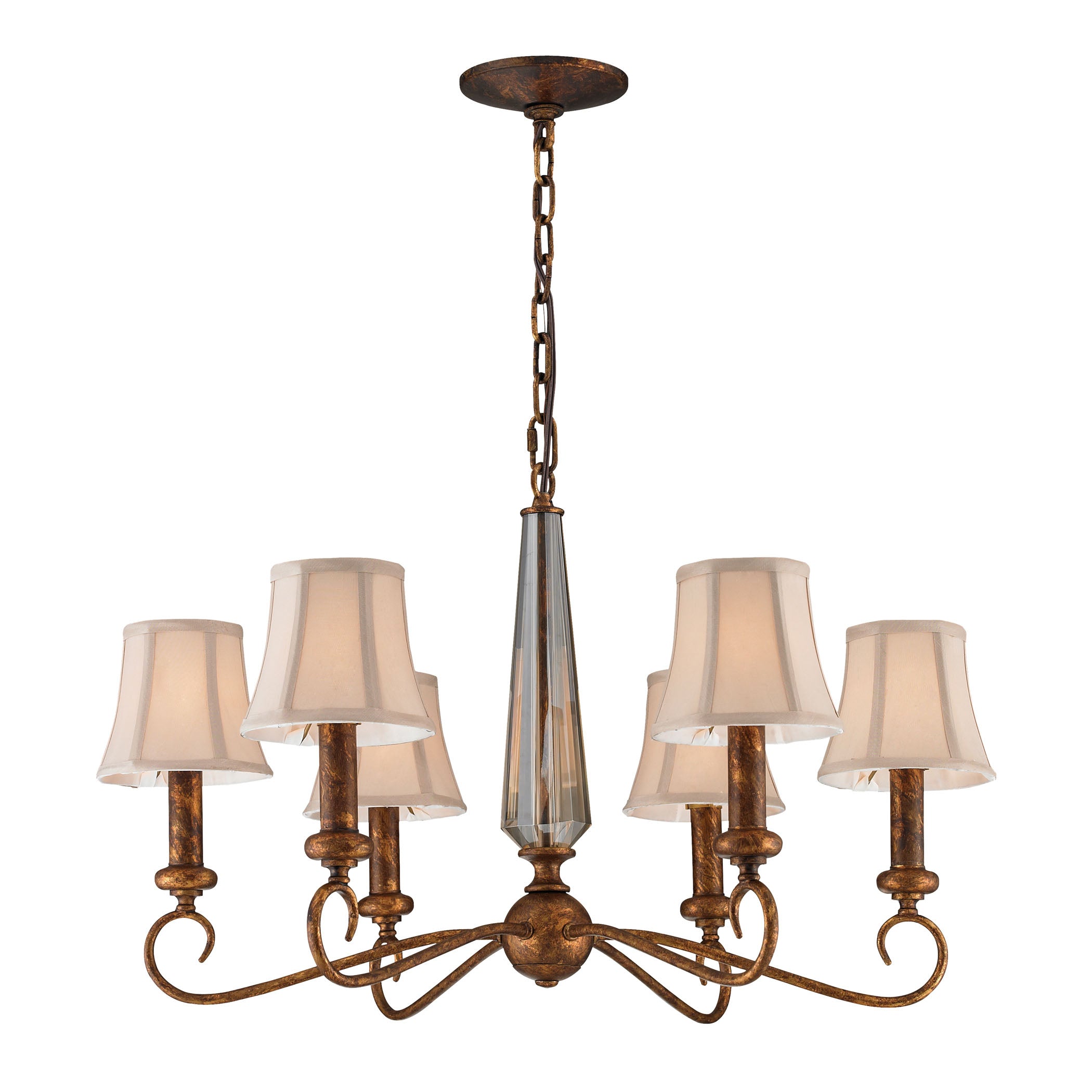 Crestview 6-Light Chandelier - Spanish Bronze