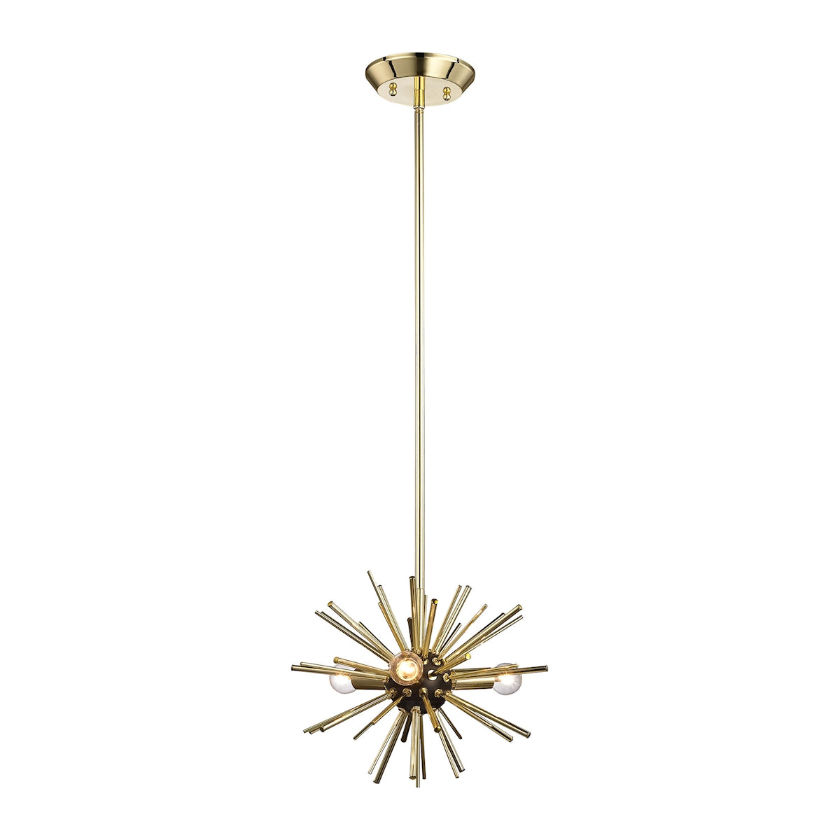 Starburst 3-Light Pendant - Gold