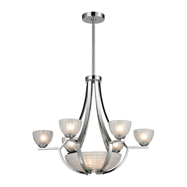 Sculptive 9-Light Chandelier