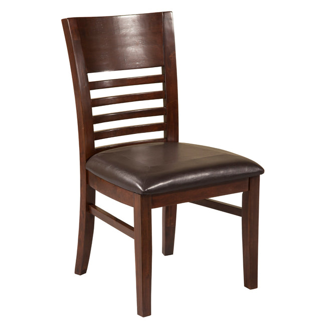 Granada Side Chairs - Set of 2, Brown Merlot