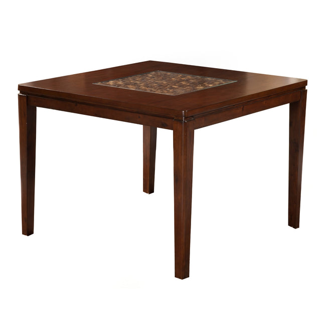 Granada Counter Height Table - Brown Merlot