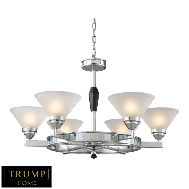 Mercer 6-Light Chandelier - Polished Chrome