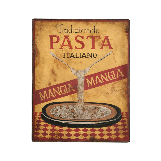 Metal Pasta Sign