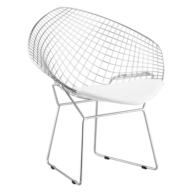 Net Dining Chair - Set of 2, White