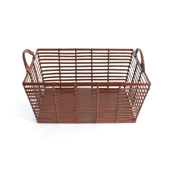 Mitchell Leather Basket