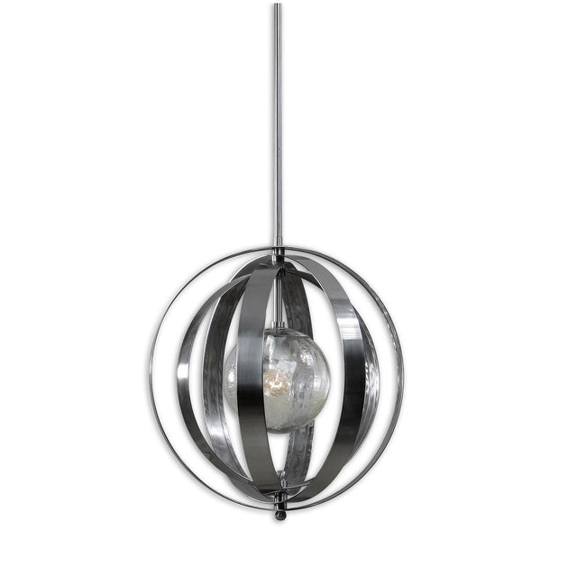 Trofarello Silver 1 Light Pendant