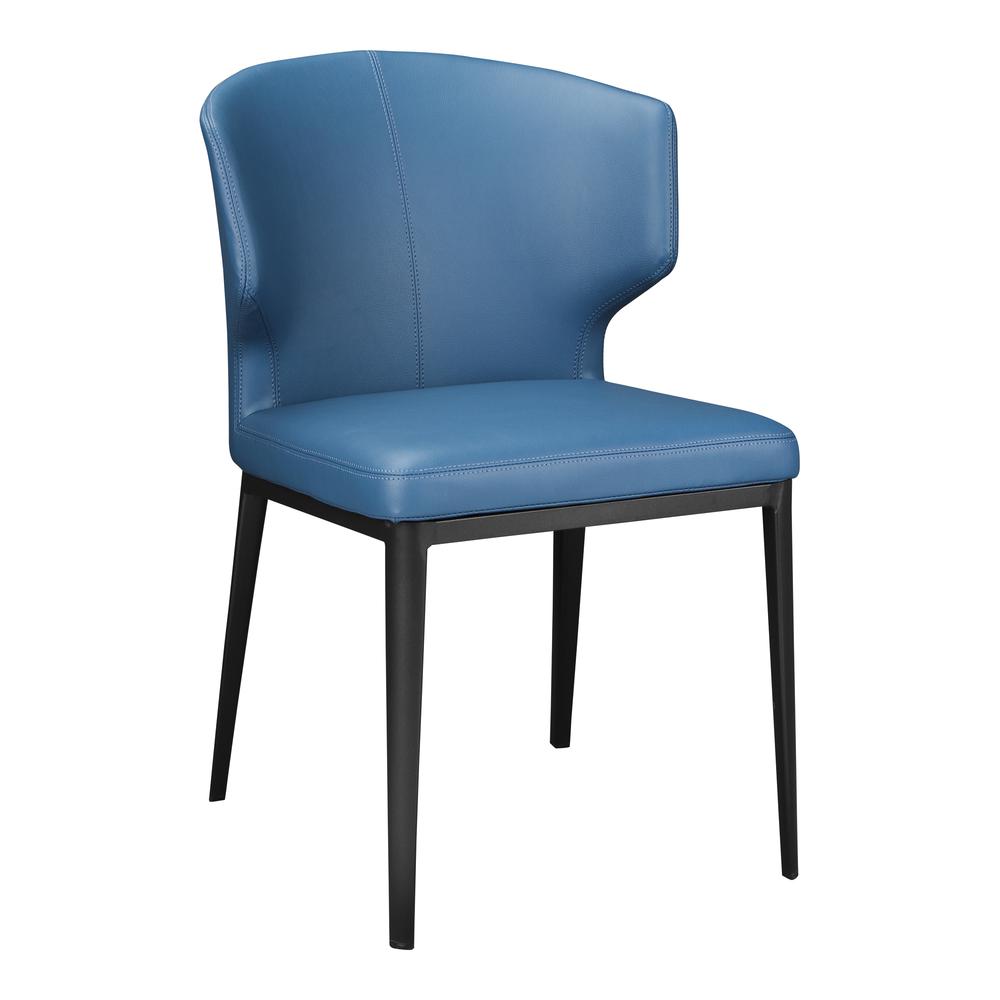 Delaney Side Chair - Set of 2, Steel Blue