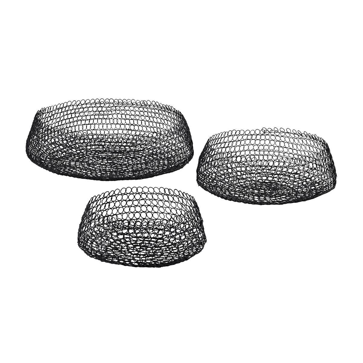 Welded Ring Bowls - Set of 3