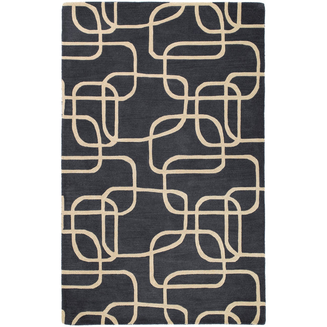 Astronomy Hand Tufted Area Rug - 2' x 3', Ebony, 3402