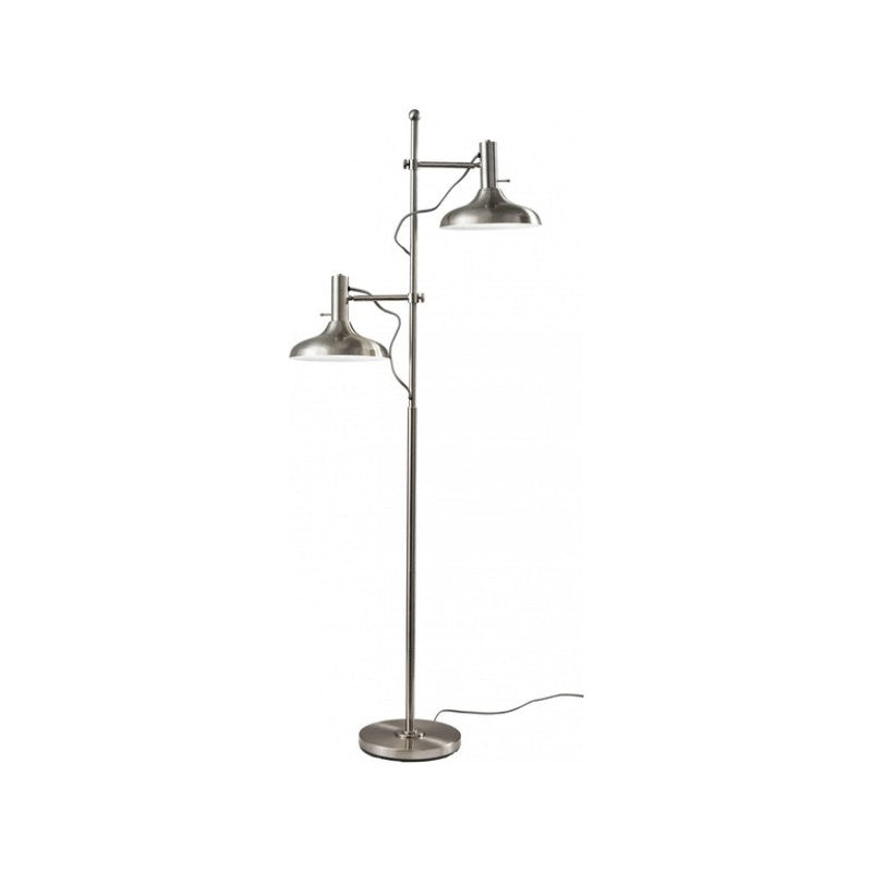 Kramer Floor Lamp - Brushed Steel