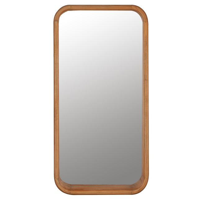 Celina Shelf Mirror - 39.5", Blonde Wood