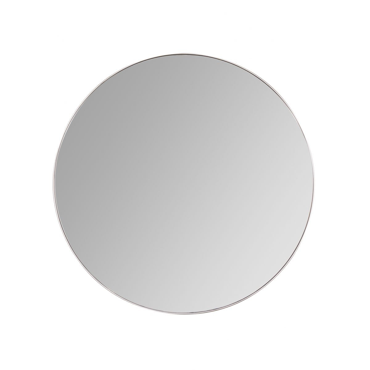 Franco Round Wall Mirror - 34", Silver