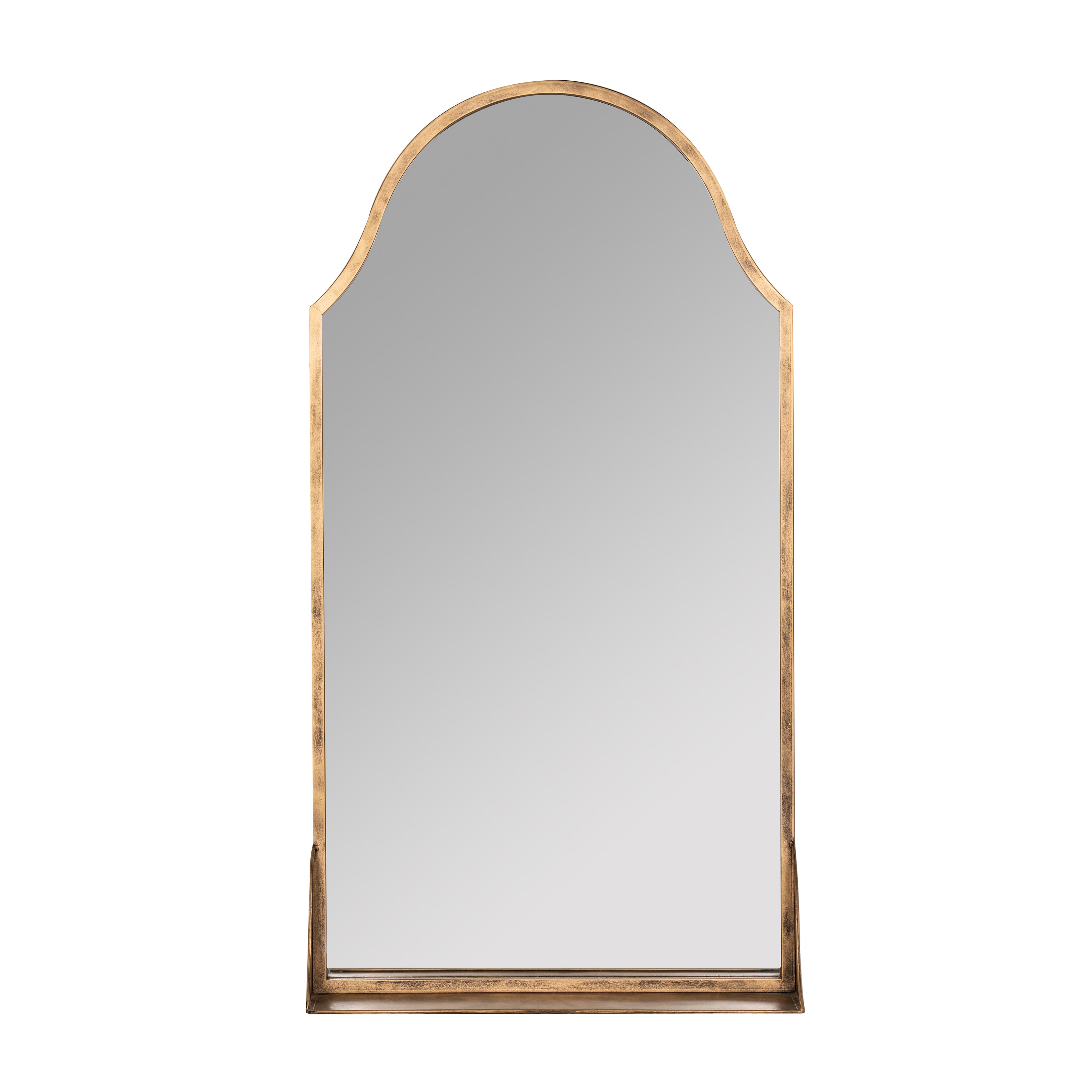 Piper Oval Wall Mirror - 28", Antique Gold