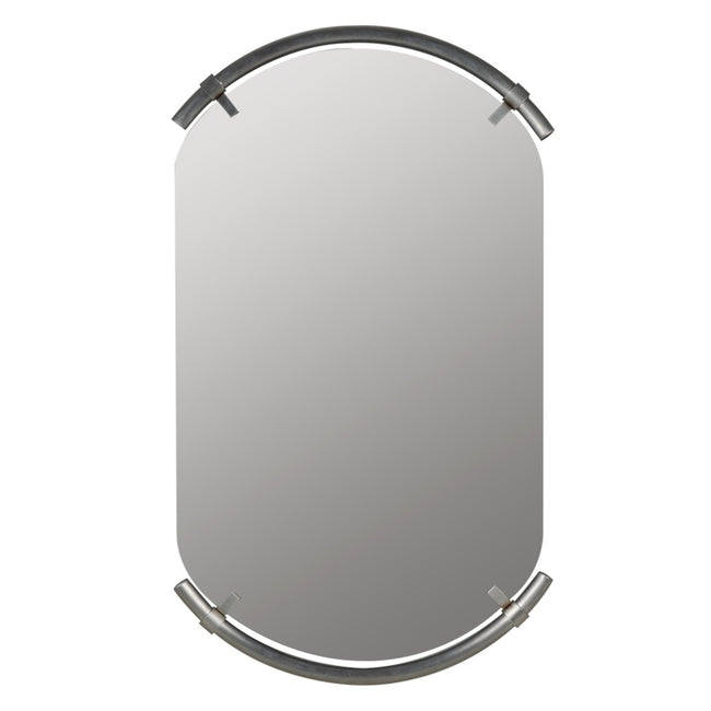 Arched Phoebe Wall Mirror - 35.5", Silver