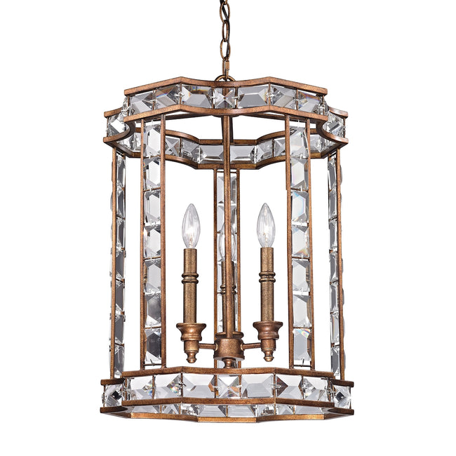 Montclare 3-Light Chandelier - Mocha