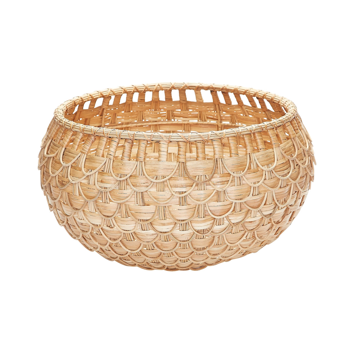 Medium Fish Scale Basket - Natural