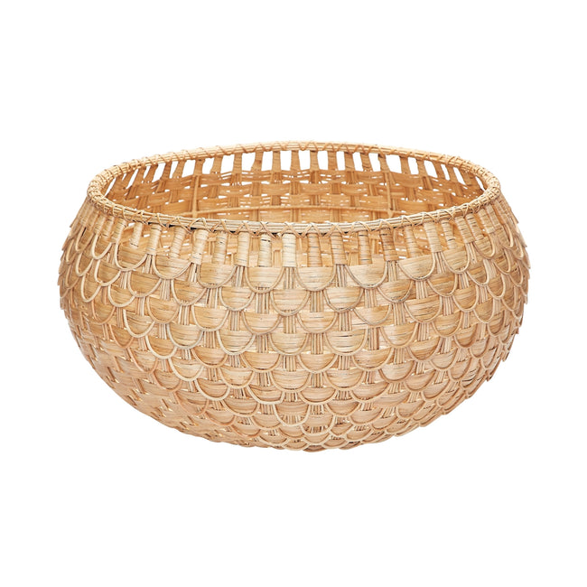 Large Fish Scale Basket - Natural