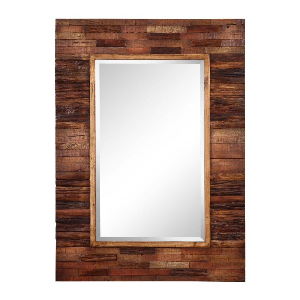 Blakely Mirror - 42", Dark Natural