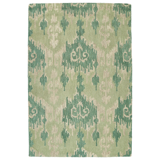 Casual Hand Tufted Area Rug - 5' x 7'6", Seafoam, 5055