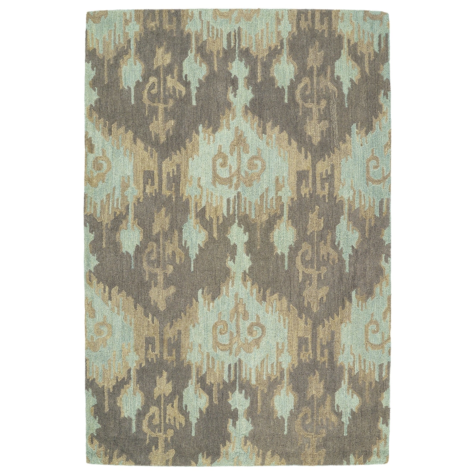 Casual Hand Tufted Area Rug - 8' x 11', Mint, 5055