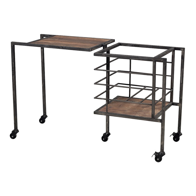 Industrial Fold Away Storage Bench