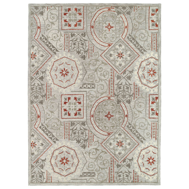 Brooklyn Hand Tufted Area Rug - 5' x 7'6", Pewter , 5302