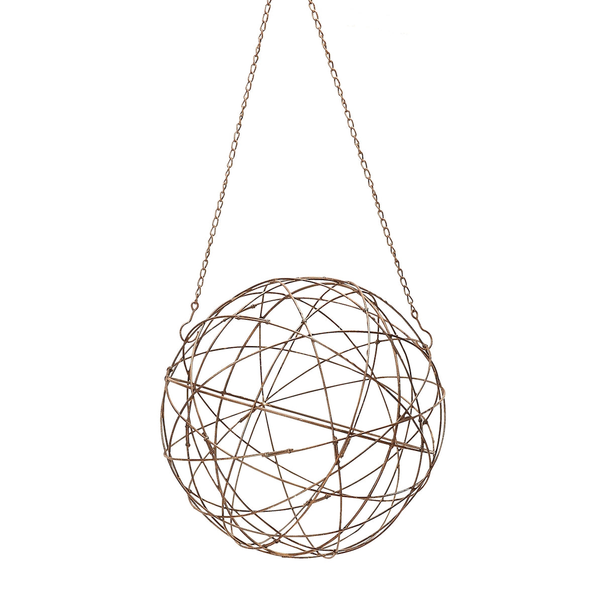 Aged Iron Wire Sphere - Small