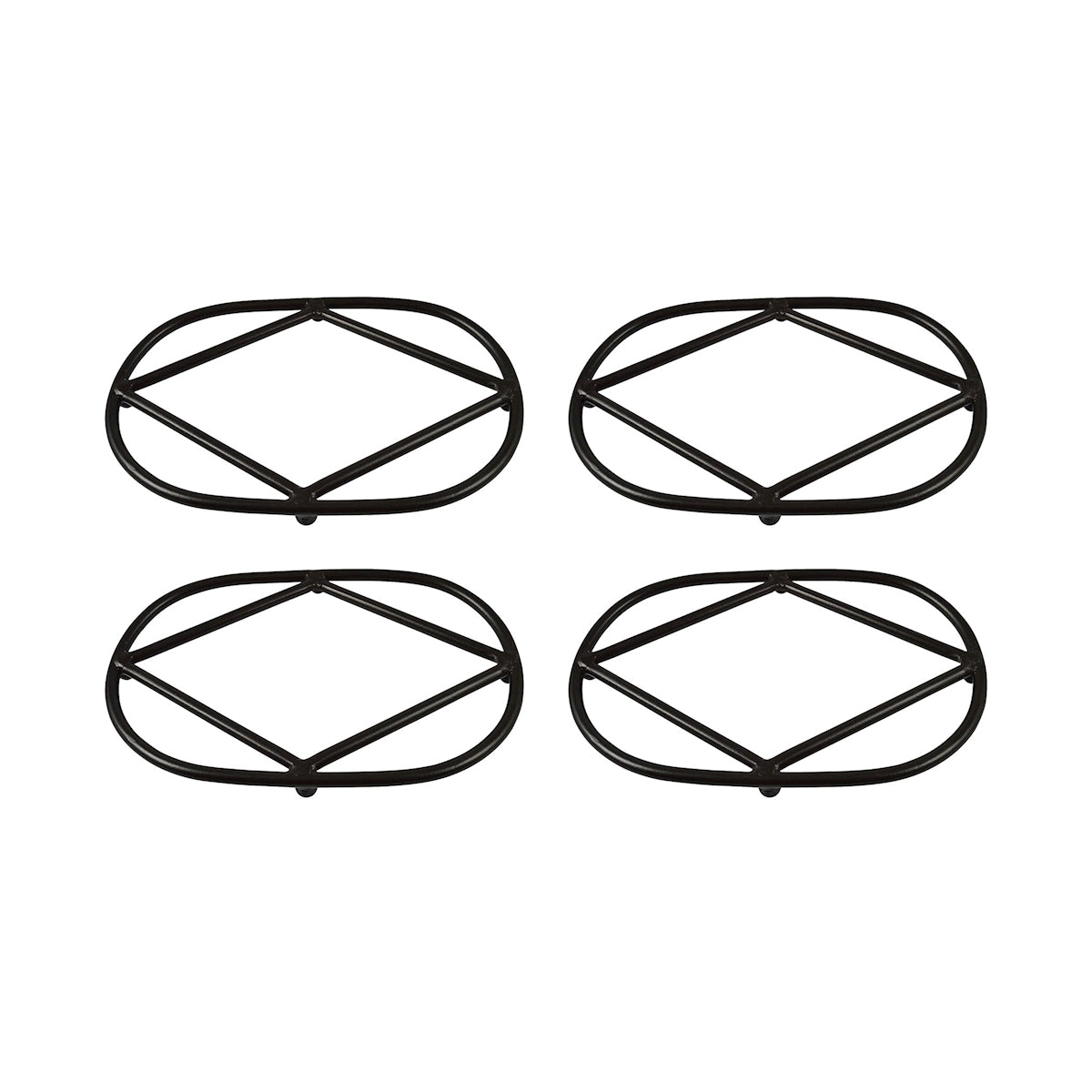 Lex Oval Trivets - Set of 4