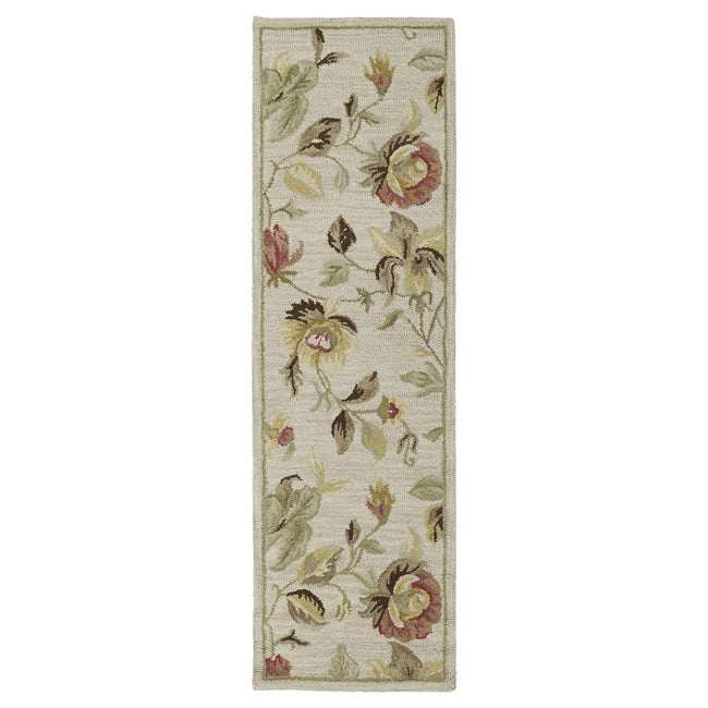 Khazana Hand Tufted Runner - 2'3" x 7'6", Linen, 6557