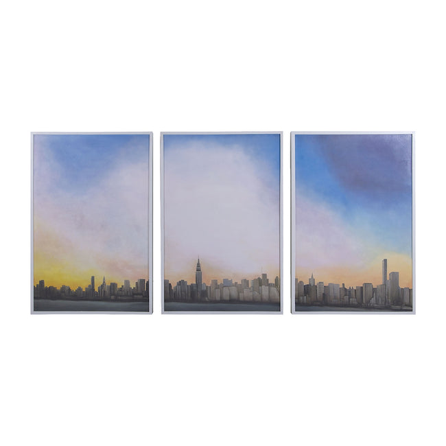 Manhattan Sky Triptych