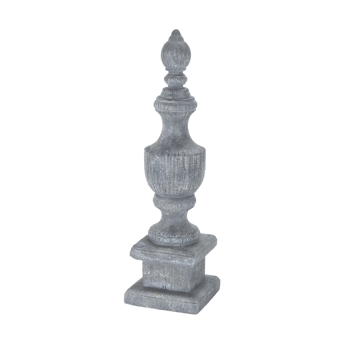 Provence 26" Albasia Wood Finial - Bartholomew Black