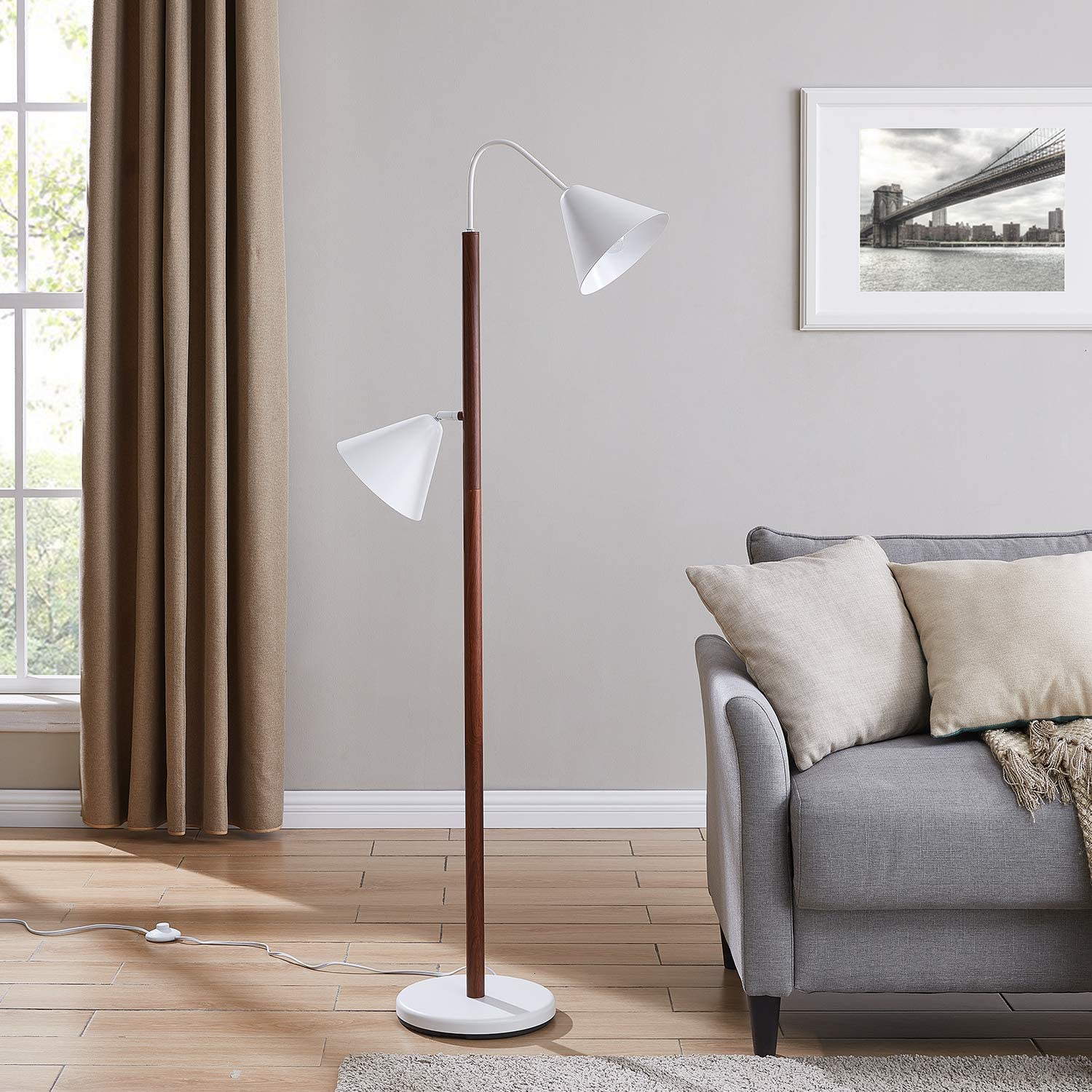 Madero Floor Lamp - White