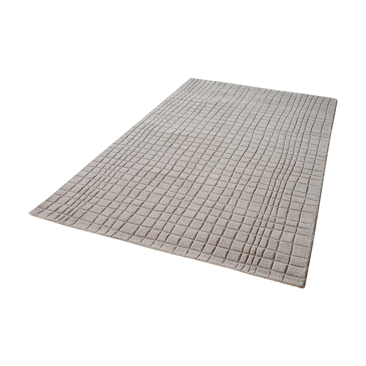 Blockhill Handwoven Wool Rug  - 3' x 5',  Chelsea Gray