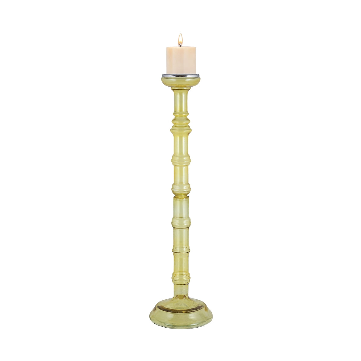 Catalina Seagrass Candle Holder - Grand