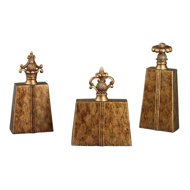 Chestnut Finials - Set of 3