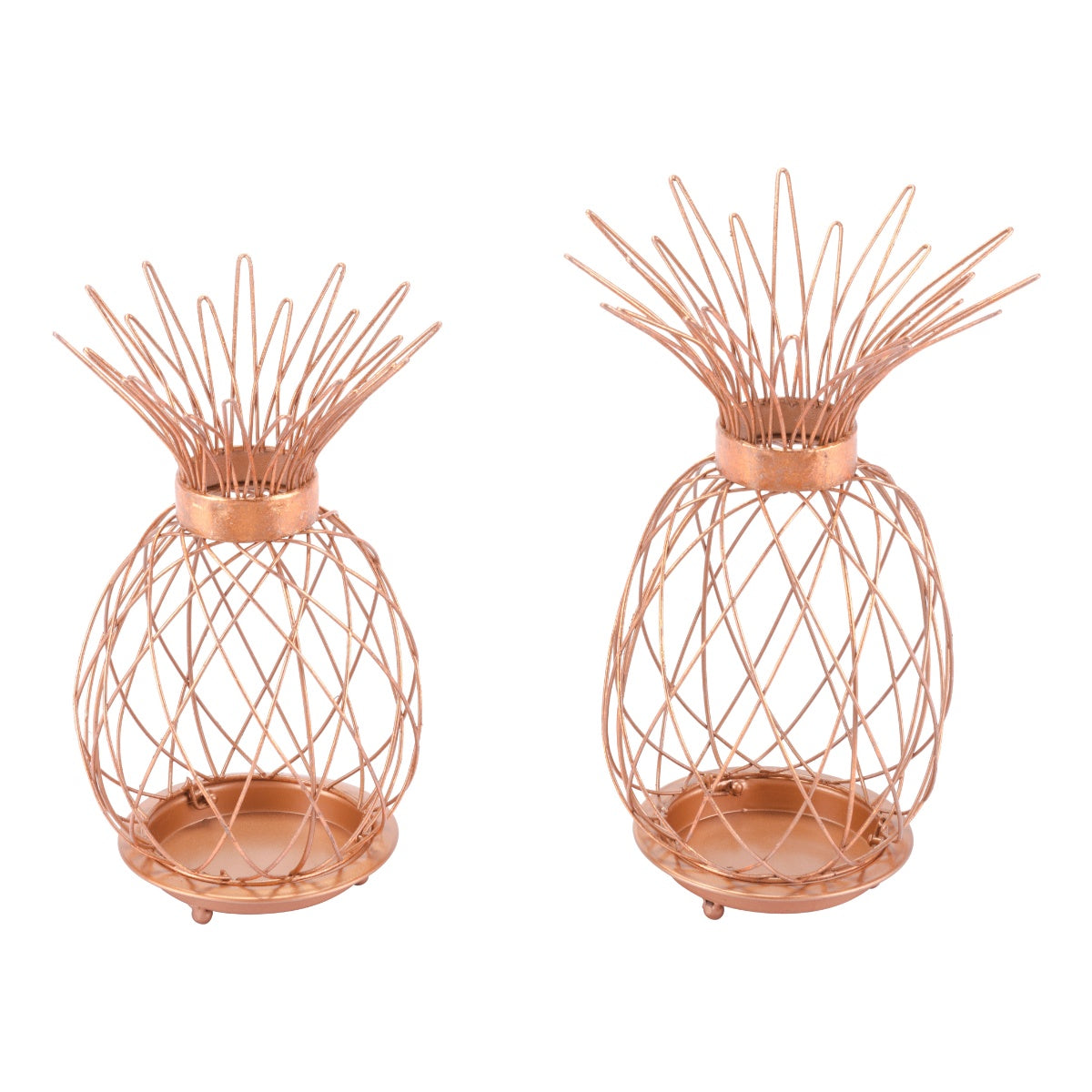 Copper Pineapple - Set of 2