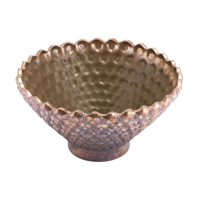 Fabri Bowl - Antique Gold